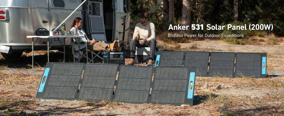 Anker SOLIX 200W Foldable Solar Panel.