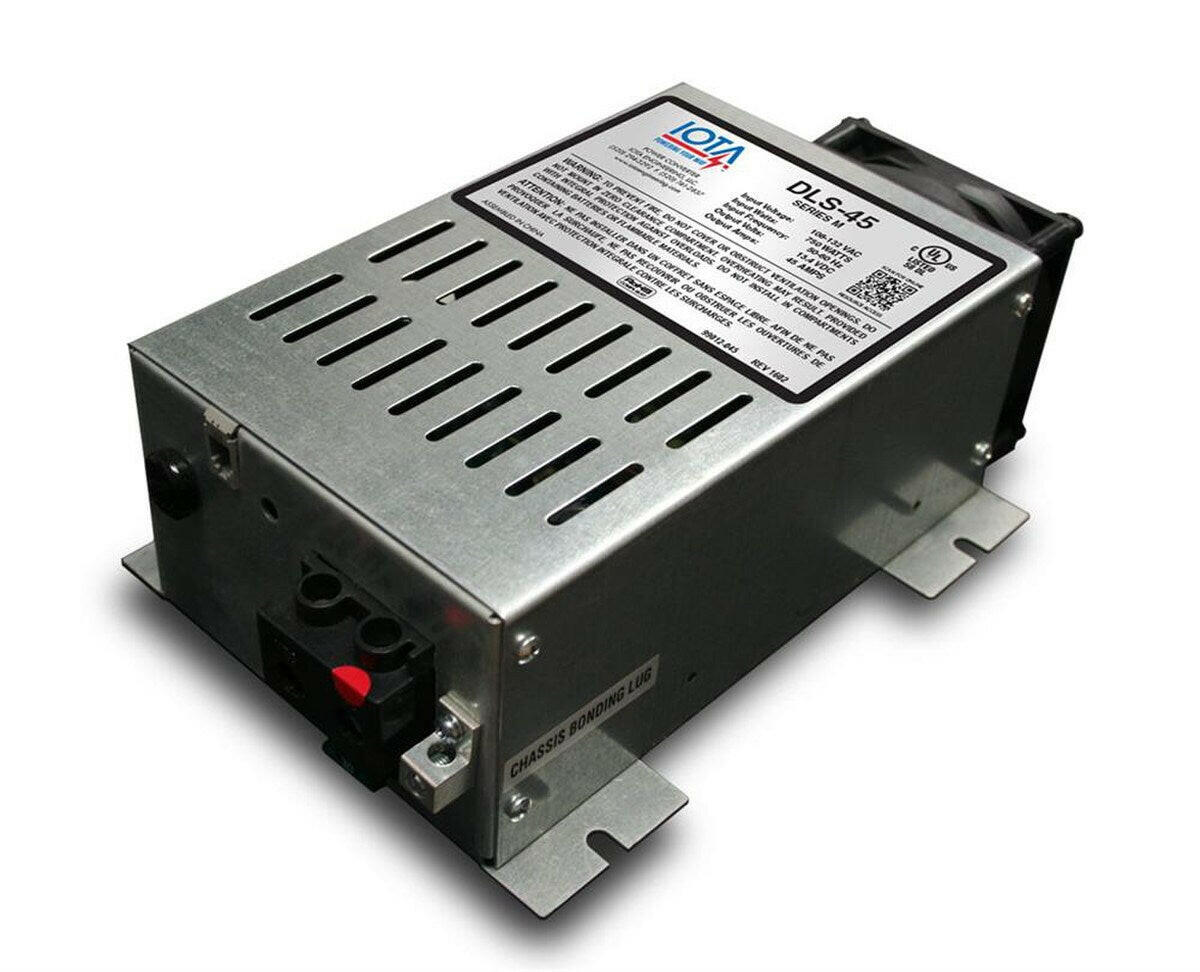 Acuity IOTA® DLS 45 A Dual-Stage Switch-Mode Battery Charger/Power Converter with Smart Charge Controller