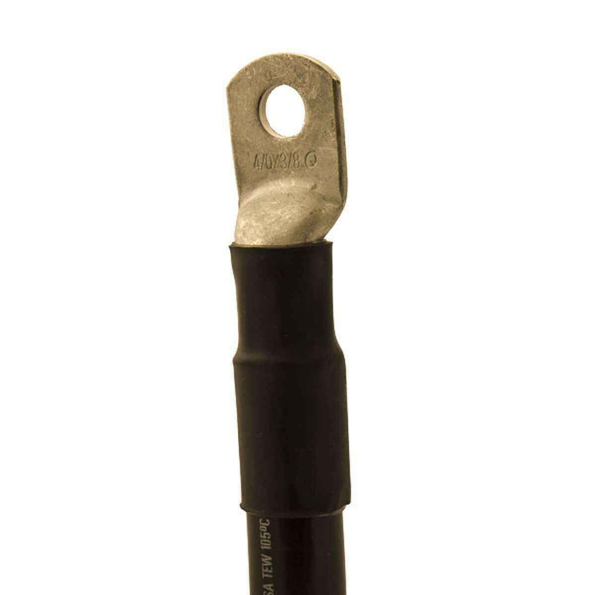 00 AWG Black 36" Battery Cable w/ Lugs