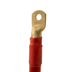 2 AWG Red 12" Battery Cable w/ Lugs