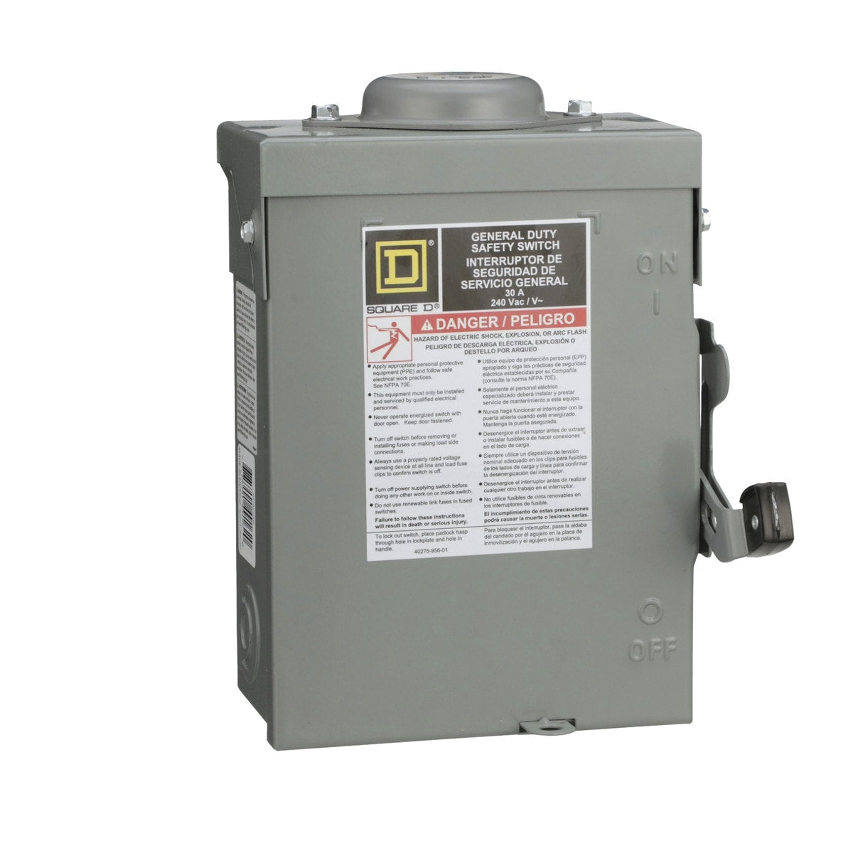 Square D DU321RB 30A 3-Pole AC Disconnect
