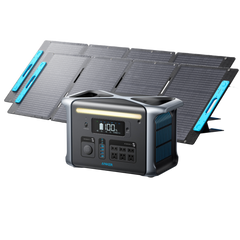 Anker SOLIX F1200 Solar Generator + 2 × 200W Solar Panel.