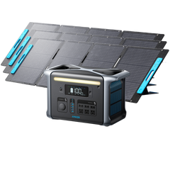 Anker SOLIX F1200 Solar Generator + 3 × 200W Solar Panel.