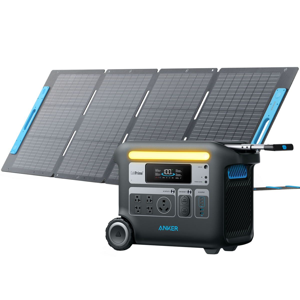 Anker SOLIX F2000 Solar Generator + 200W Solar Panel.