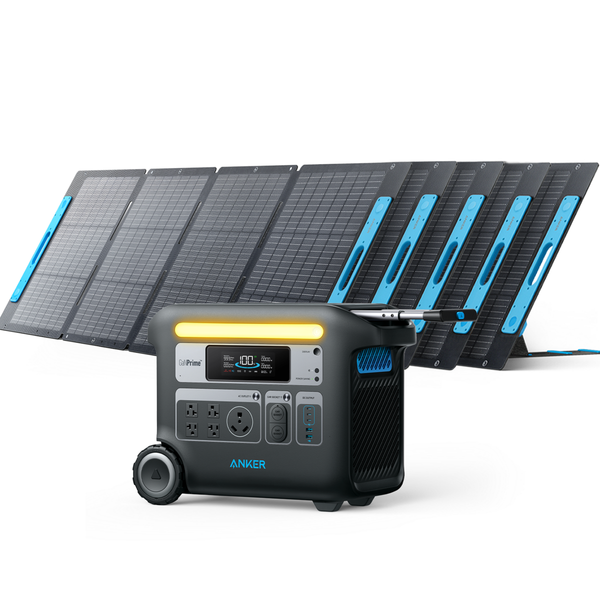 Anker SOLIX F2000 Solar Generator + 5 x 200W Solar Panel.