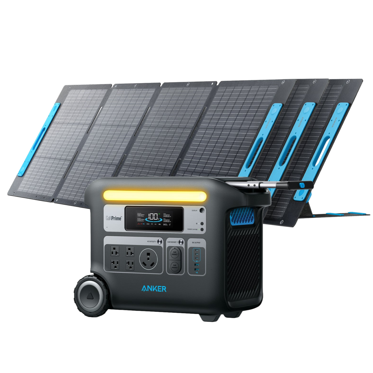 Anker SOLIX F2000 Solar Generator + 3 x 200W Solar Panel.