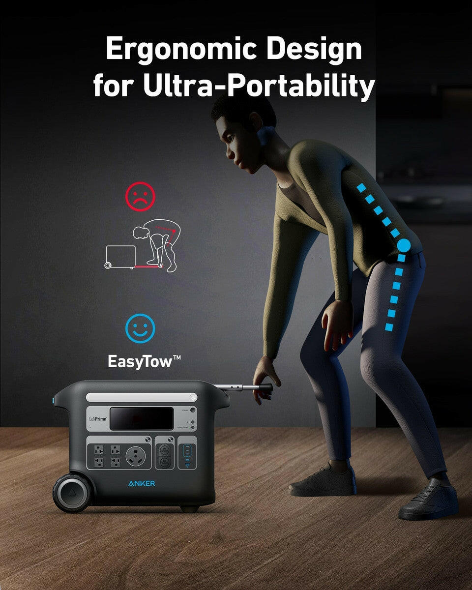 Anker SOLIX F2000 Solar Generator + 4 x 200W Solar Panel.