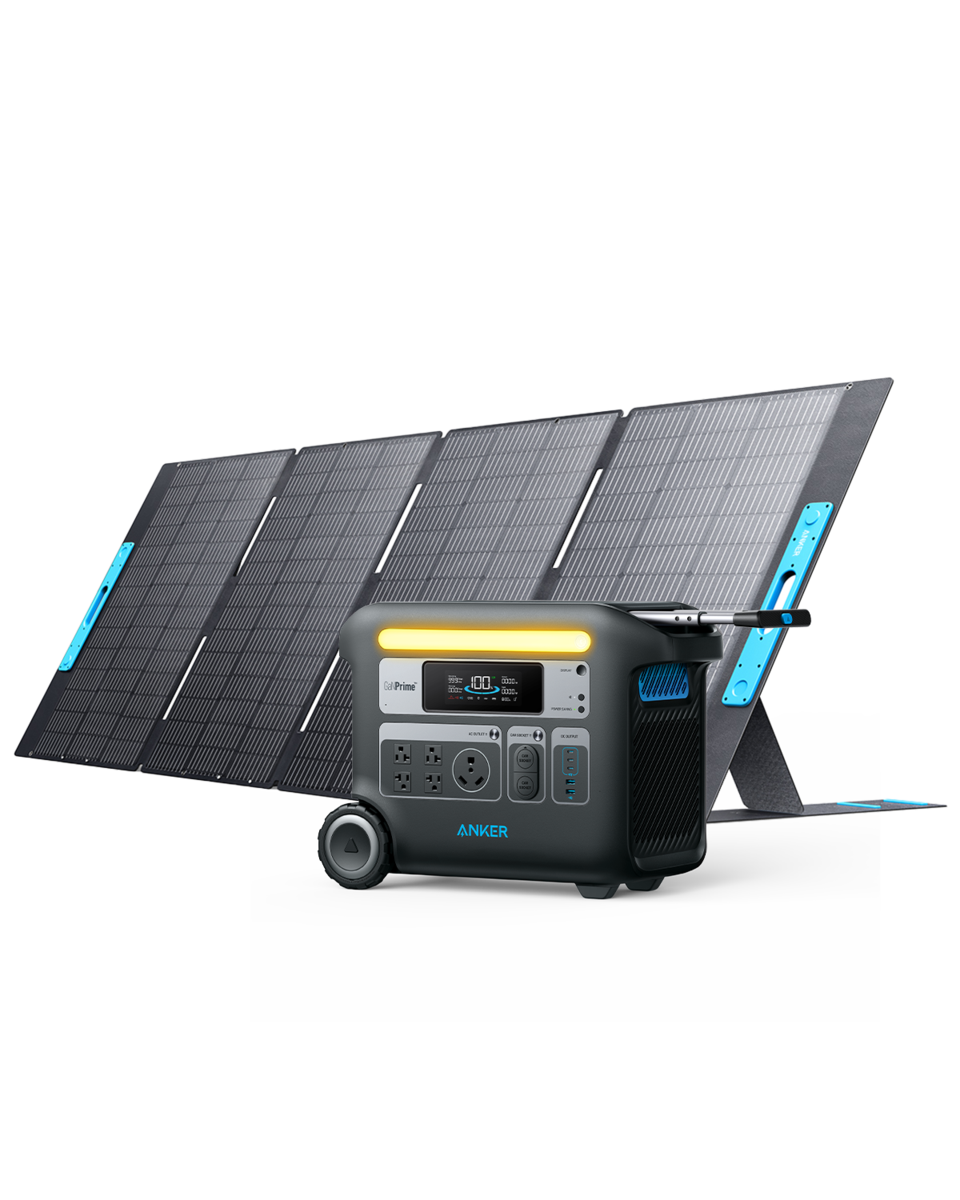 Anker SOLIX F2000 Solar Generator + 400W Solar Panel.