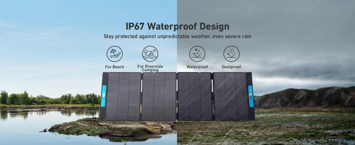 Anker SOLIX F2000 Solar Generator + 400W Solar Panel.