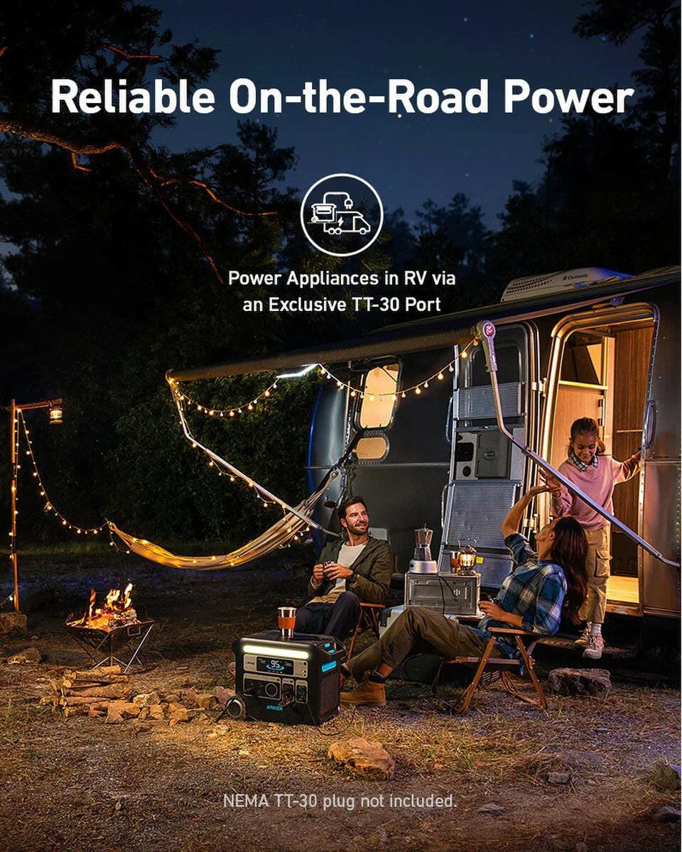 Anker SOLIX F2000 Solar Generator + 400W Solar Panel.