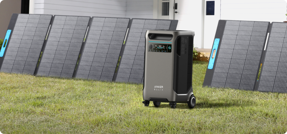 Anker SOLIX F3800 Solar Generator + 400W Solar Panel.