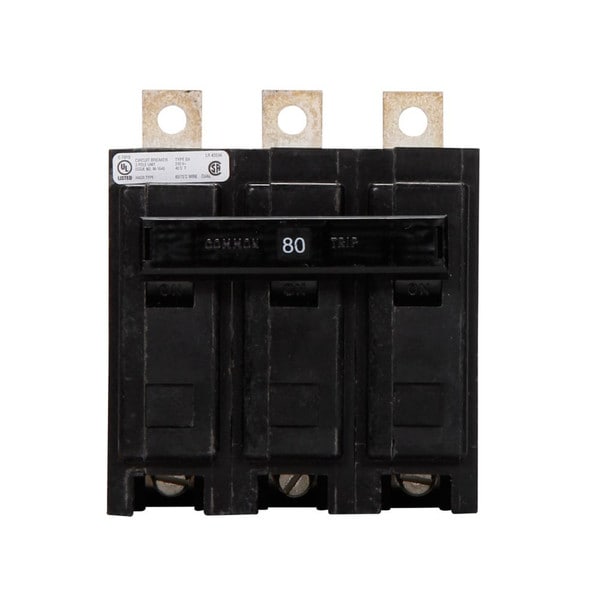BAB3080H - Eaton Quicklag Industrial Thermal-Magnetic Circuit Breaker