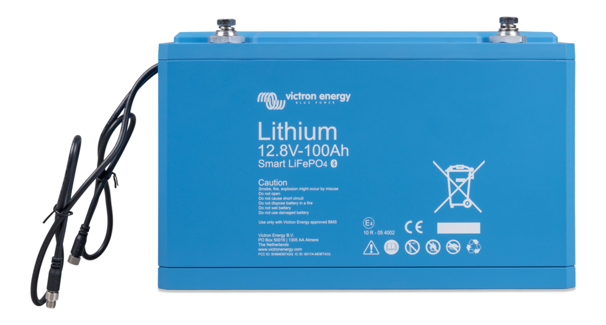 Victron Lithium Smart Battery 12.8V/100Ah (SKU Part Number BAT512110610)