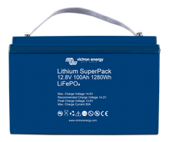 Victron Lithium SuperPack Battery 12.8V/100Ah (M8) (SKU Part Number BAT512110710)