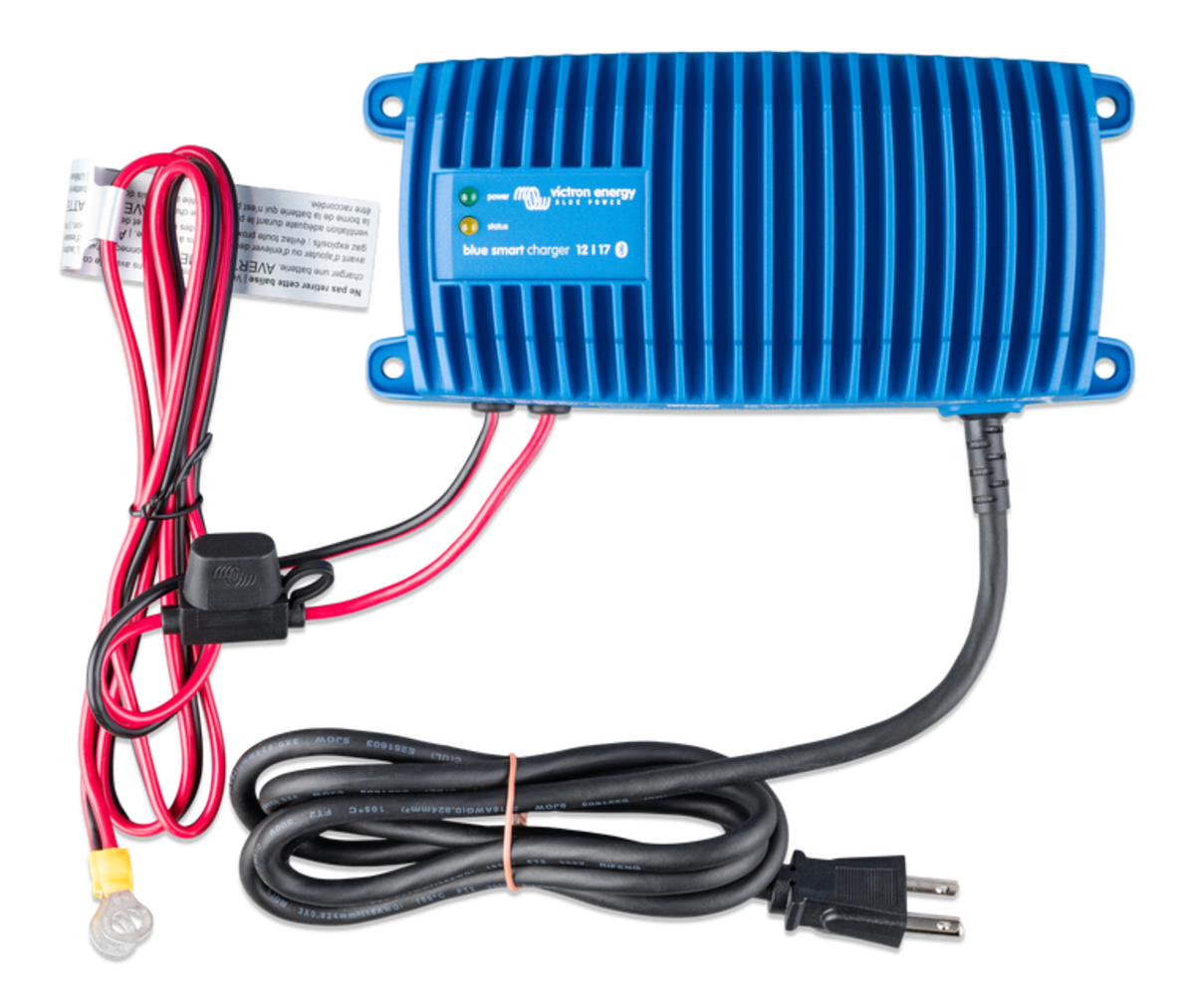 Victron Blue Smart IP67 Charger 12V 120VAC NEMA 5-15-17A.