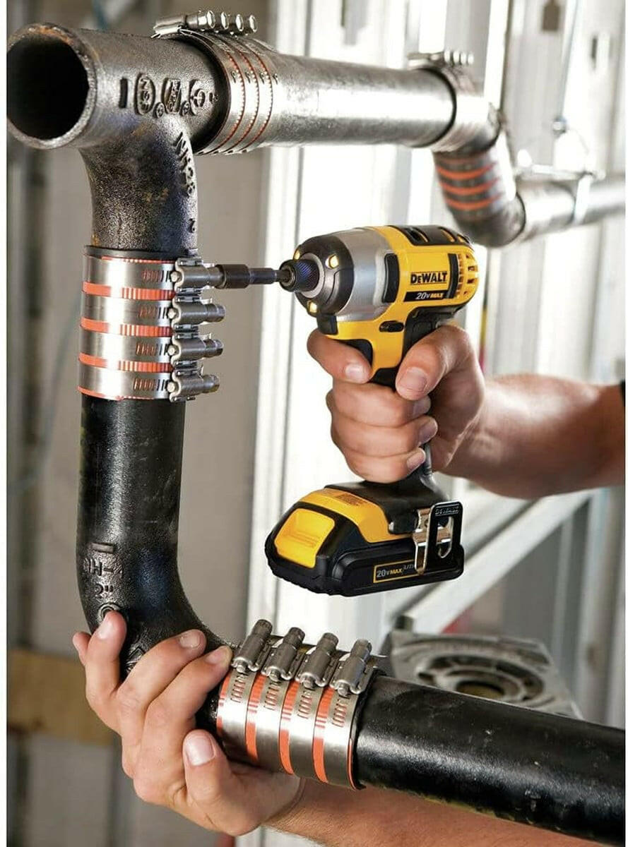 DeWalt 20 V MAX Battery Brushed Motor Drill/Driver & Impact Driver Combo Kit.