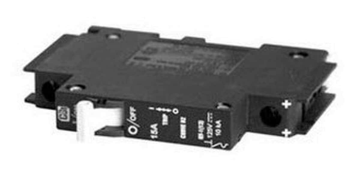 Outback Power 20 Amp 150Vdc Single Pole DIN Mount, 0.5” (13 mm) wide (SKU Part Number DIN-20-DC)