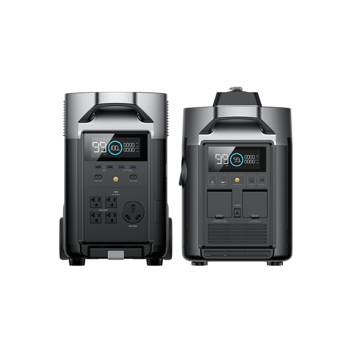EcoFlow DELTA Pro + 1*Smart Generator (Dual Fuel) + Adapter