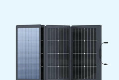 EcoFlow 220W Bifacial Portable Solar Panel.