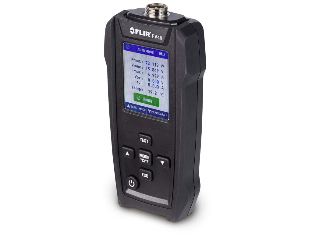 FLIR PV48 - Solar Panel Tester and I-V Curve Tracer with Temperature Measurements