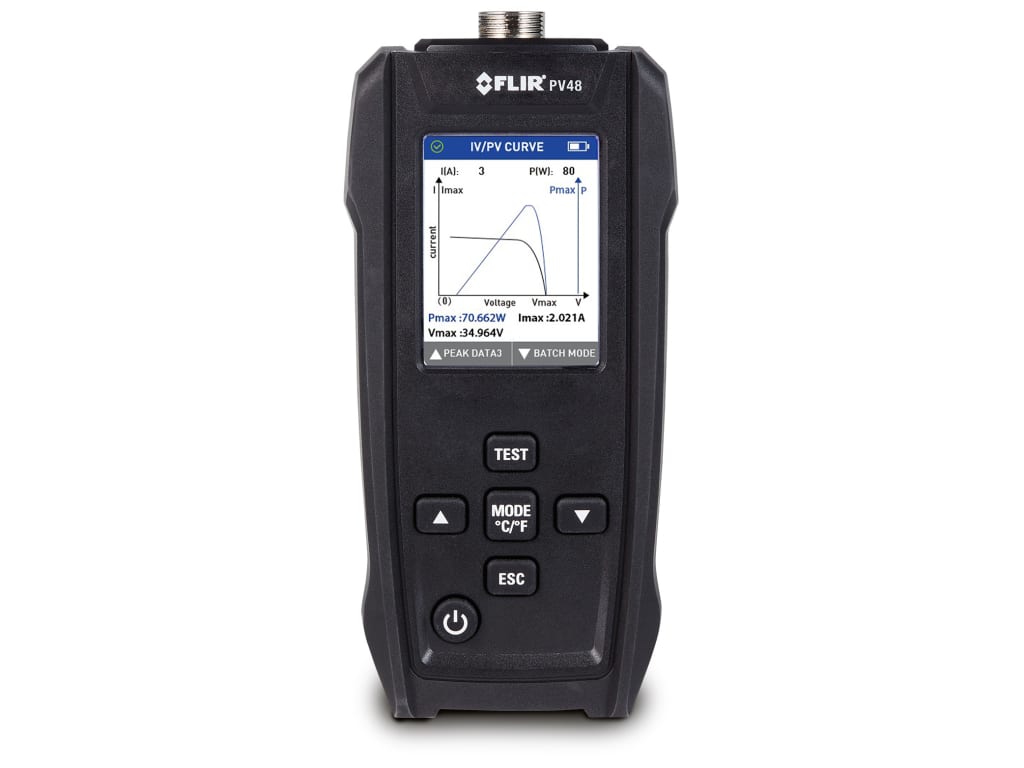 FLIR PV-KIT-2 - Pro Solar Kit with Clamp, Irradiance Meter, Panel Tester and IR Camera