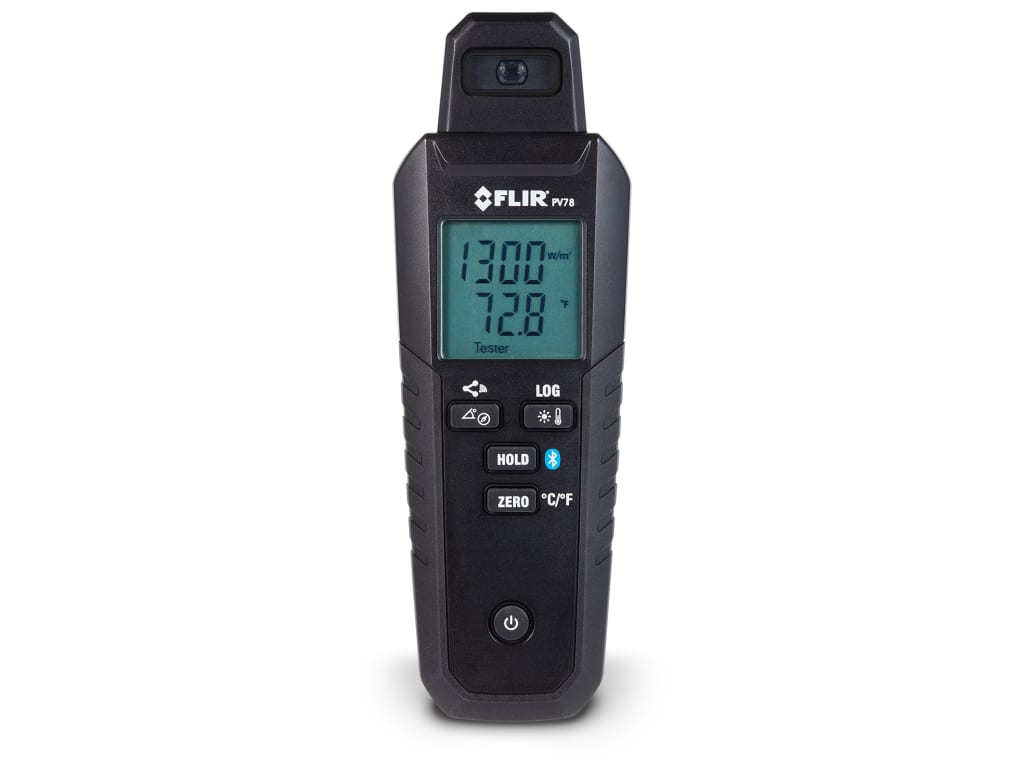 FLIR PV78 – Solar Irradiance & Temperature Meter with Tilt Sensor and METERLiNK