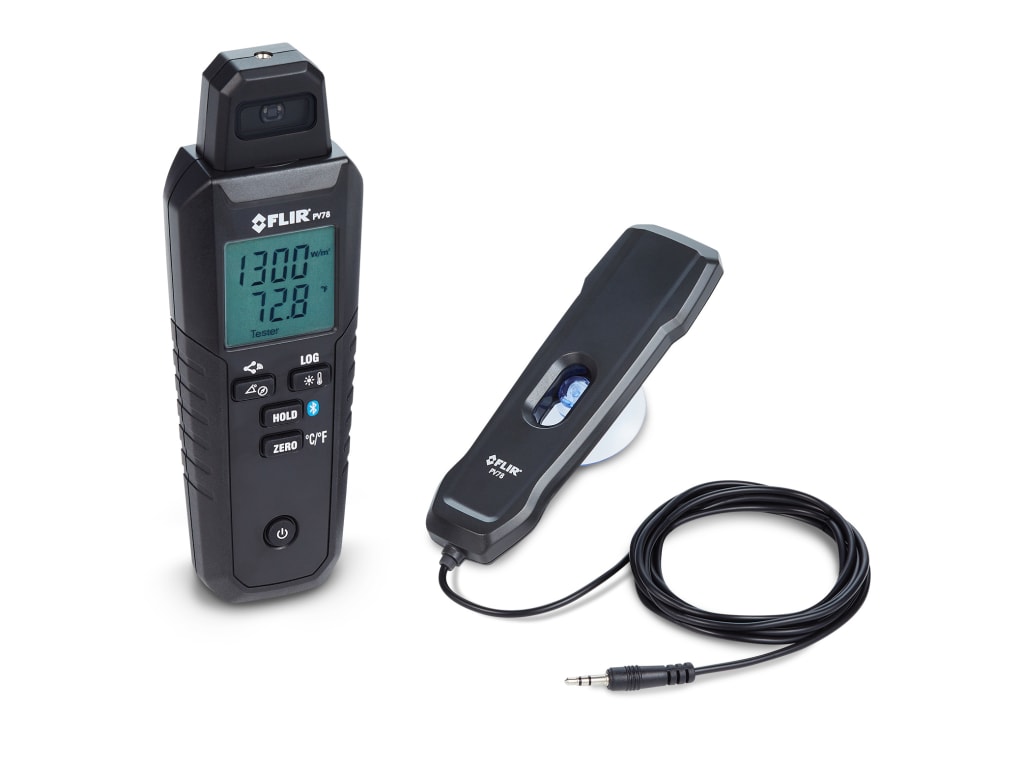 FLIR PV-KIT-2 - Pro Solar Kit with Clamp, Irradiance Meter, Panel Tester and IR Camera