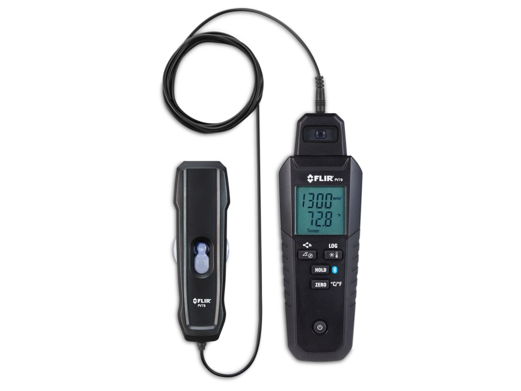 FLIR PV78 – Solar Irradiance & Temperature Meter with Tilt Sensor and METERLiNK
