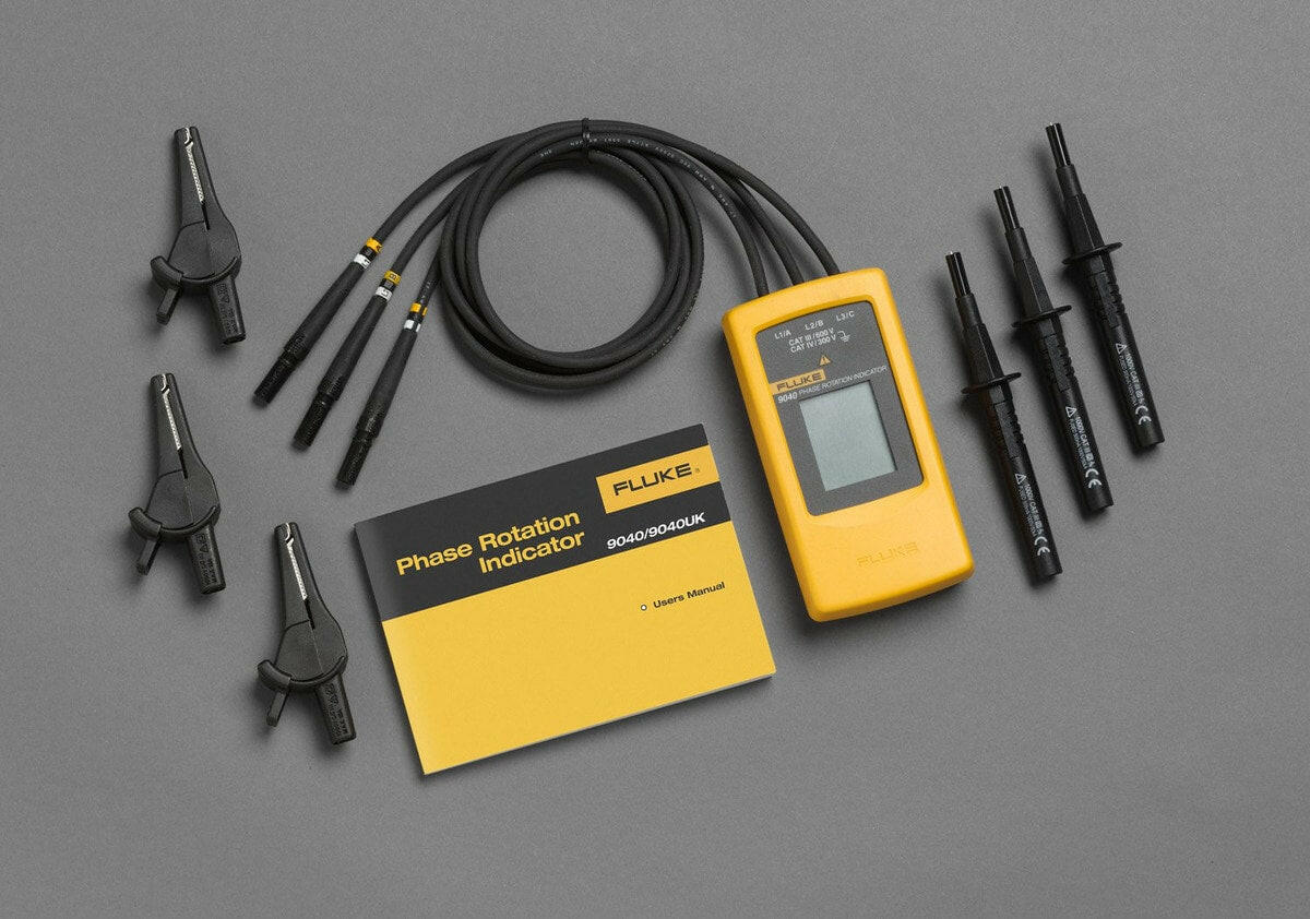 Fluke 40-700 V 15-400 Hz Phase Rotation Indicator.