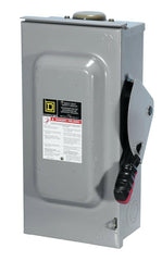 Square D/Schneider Electric 600 Vac/Vdc Non-Fusible Heavy Duty Single Throw Safety Switch.