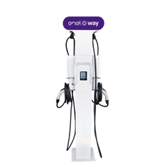 Enel X JuicePedestal™ Series Wi-Fi Enabled Smart EV Charging Station with Cable