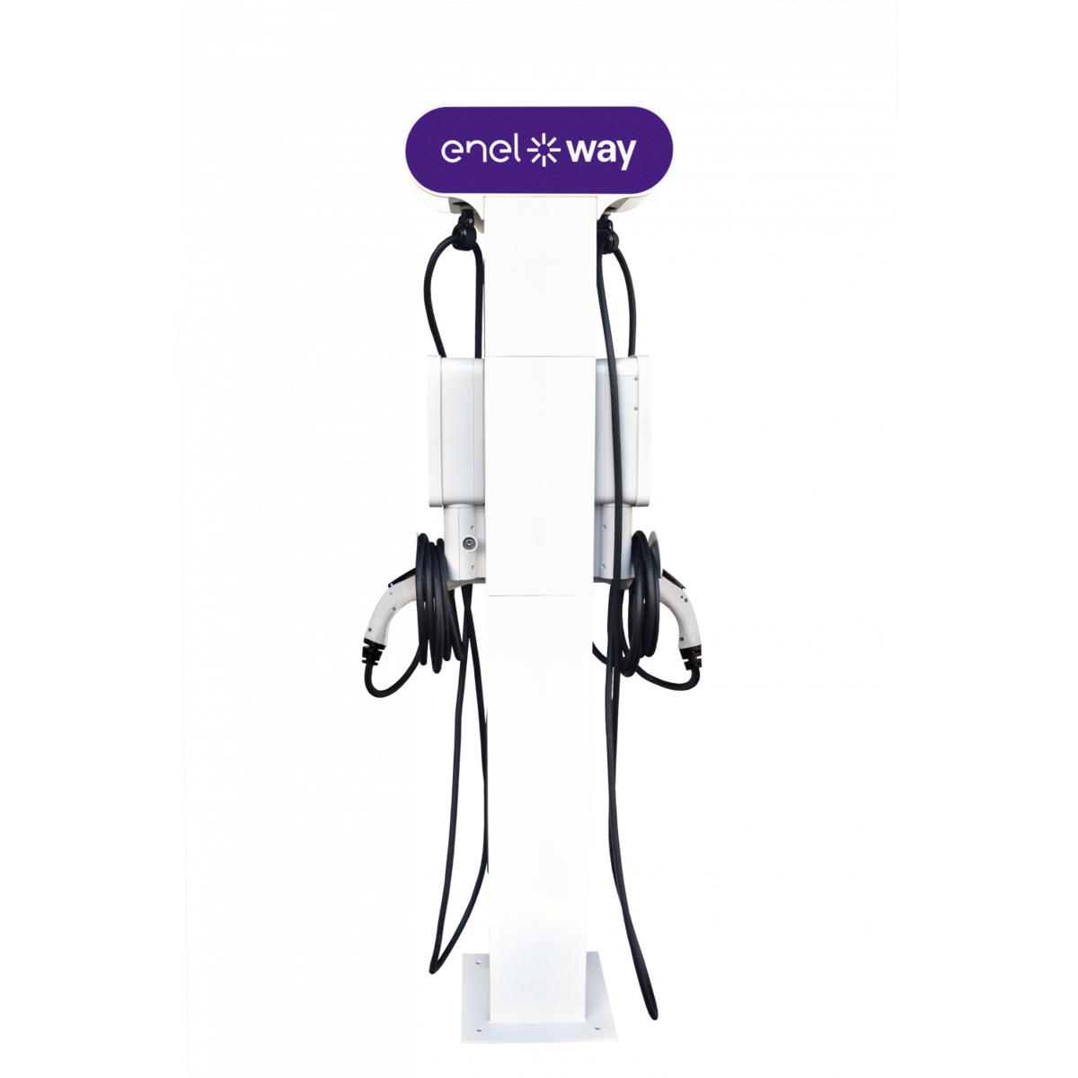 Enel X JuicePedestal™ Series Wi-Fi Enabled Smart EV Charging Station with Cable