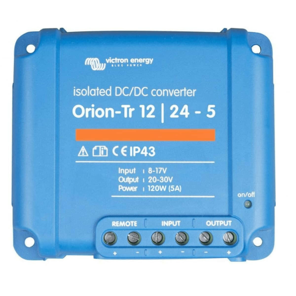 Victron Orion-Tr 12V to 24V - 120W 5A Isolated DC/DC Converter (SKU Part Number ORI122410110)