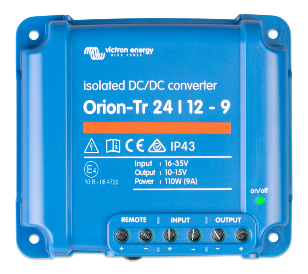 Victron Orion-Tr 24V to 12V 110W 9A Isolated DC/DC Converter (SKU Part Number ORI241210110R)