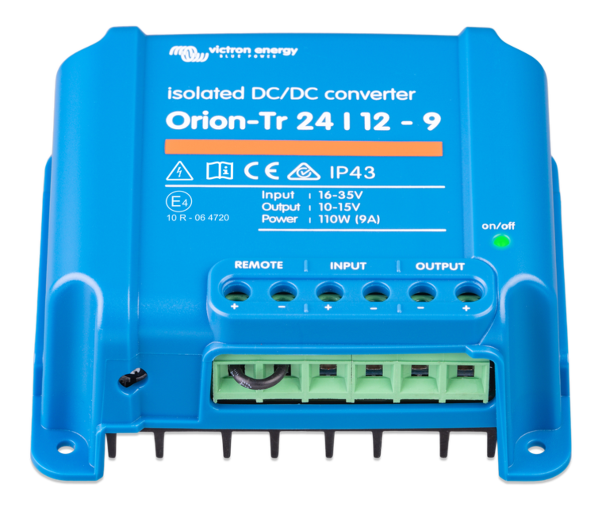 Victron Orion-Tr 24V to 12V 110W 9A Isolated DC/DC Converter (SKU Part Number ORI241210110R)