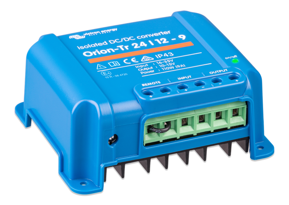 Victron Orion-Tr 24V to 12V 110W 9A Isolated DC/DC Converter (SKU Part Number ORI241210110R)