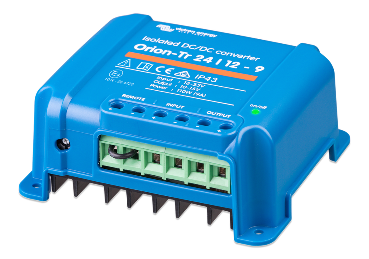 Victron Orion-Tr 24V to 12V 110W 9A Isolated DC/DC Converter (SKU Part Number ORI241210110R)
