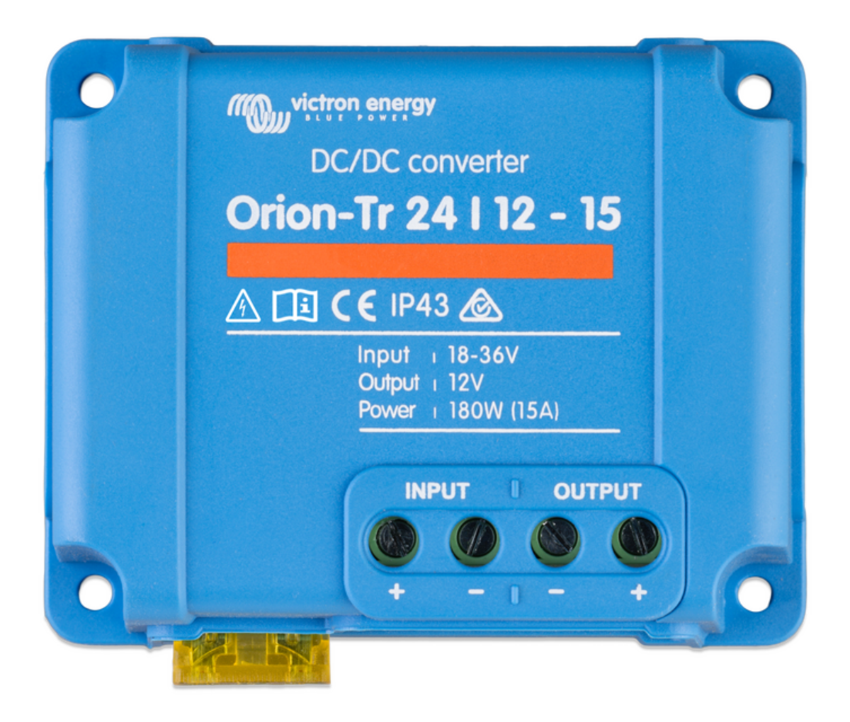Victron Orion-Tr 24V to 12V - 180W 15A Non Isolated DC/DC Converter (SKU Part Number ORI241215200R)