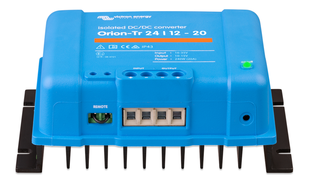 Victron Orion-Tr 24V to 12V - 240W 20A Isolated DC-DC Converter (SKU Part Number ORI241224110)