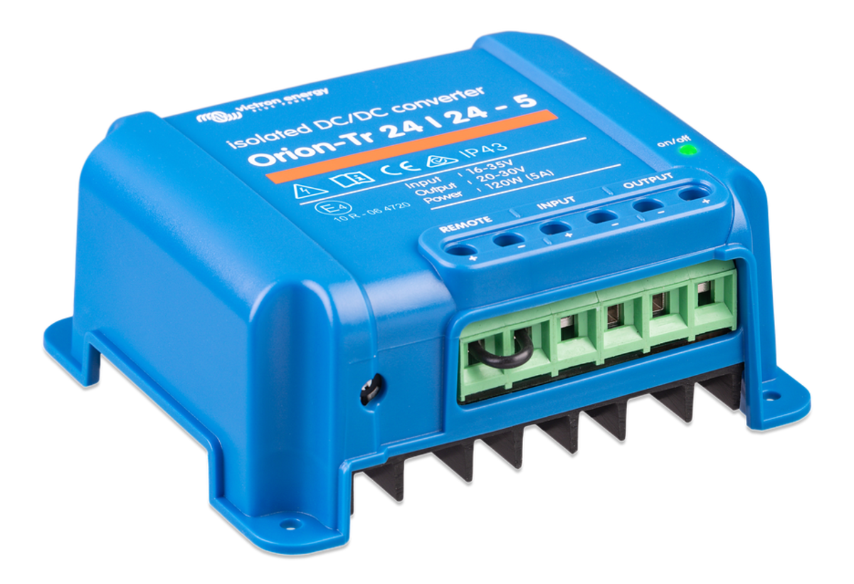 Victron Orion-Tr 24V to 24V - 120W 5A Isolated DC/DC Converter (SKU Part Number ORI242410110R)