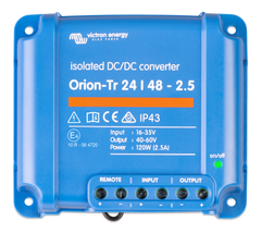 Victron Orion-Tr 24V to 48V - 120W 2.5A Isolated DC/DC Converter (SKU Part Number ORI244810110)