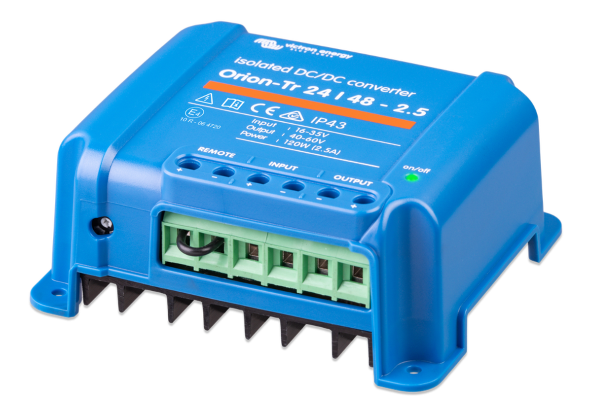 Victron Orion-Tr 24V to 48V - 120W 2.5A Isolated DC/DC Converter (SKU Part Number ORI244810110)