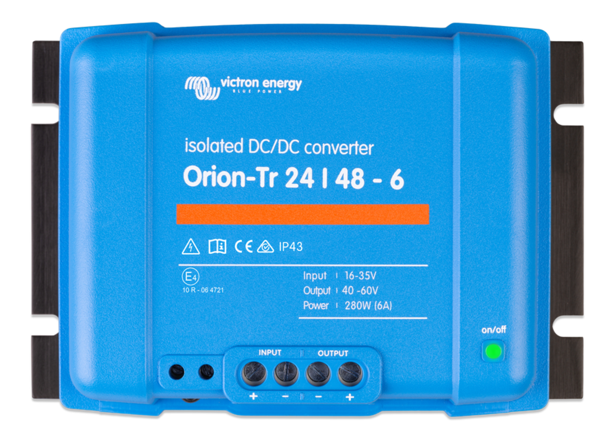 Victron Orion-Tr 24V to 48V - 280W 6A Isolated DC-DC Converter (SKU Part Number ORI244828110)