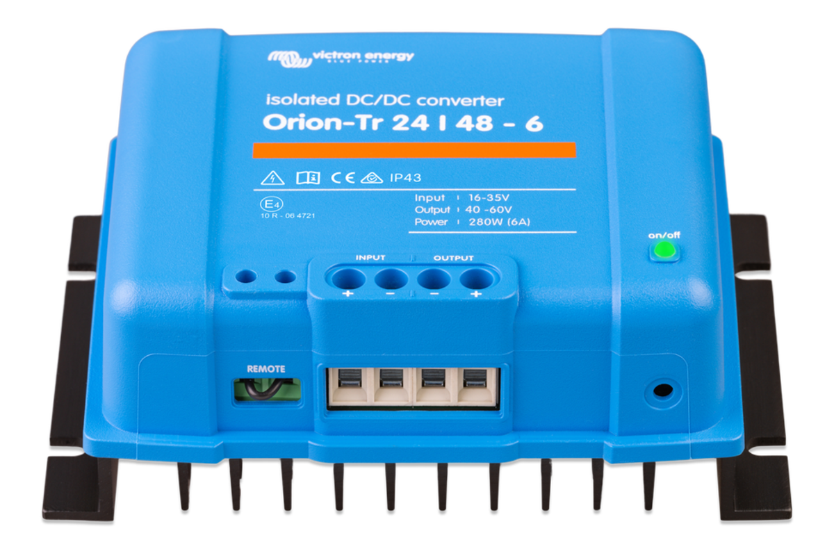 Victron Orion-Tr 24V to 48V - 280W 6A Isolated DC-DC Converter (SKU Part Number ORI244828110)