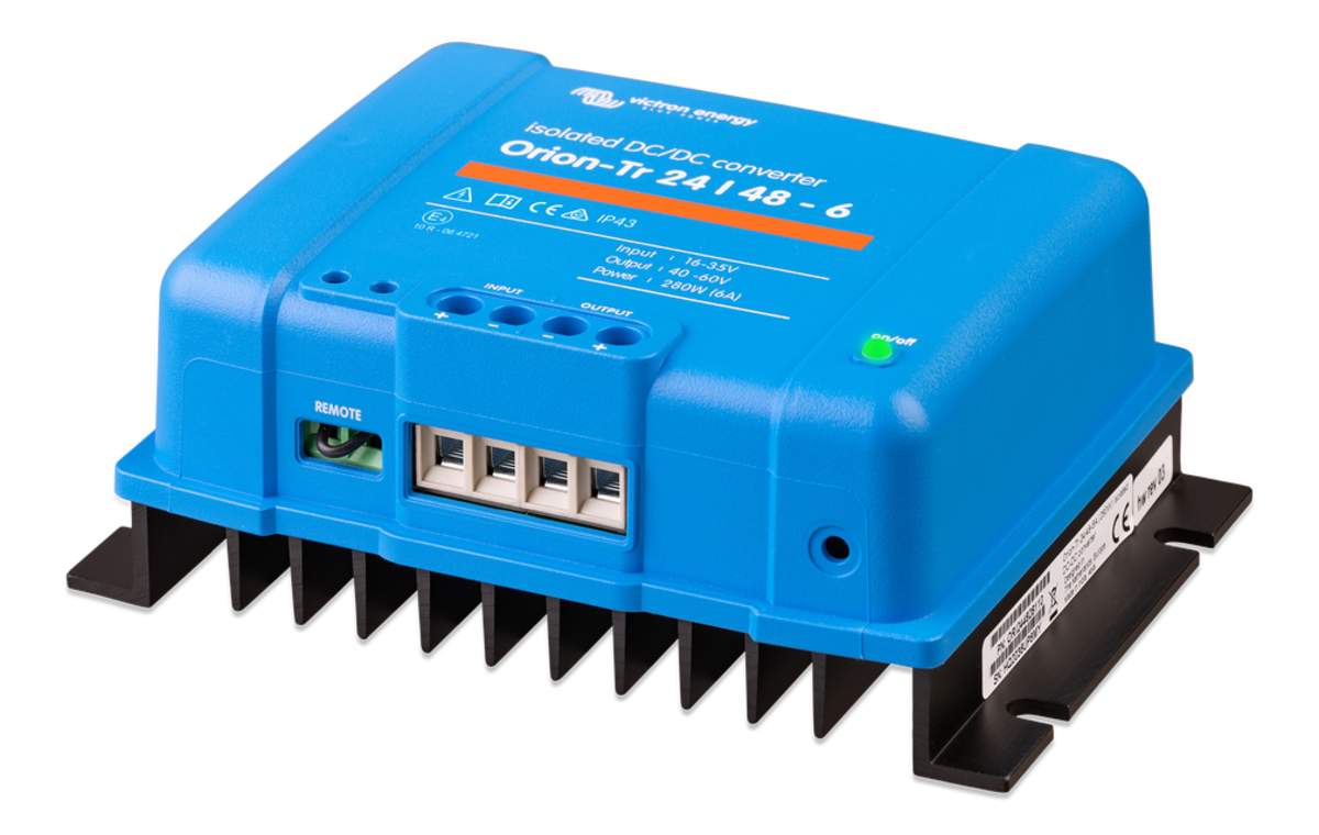Victron Orion-Tr 24V to 48V - 280W 6A Isolated DC-DC Converter (SKU Part Number ORI244828110)