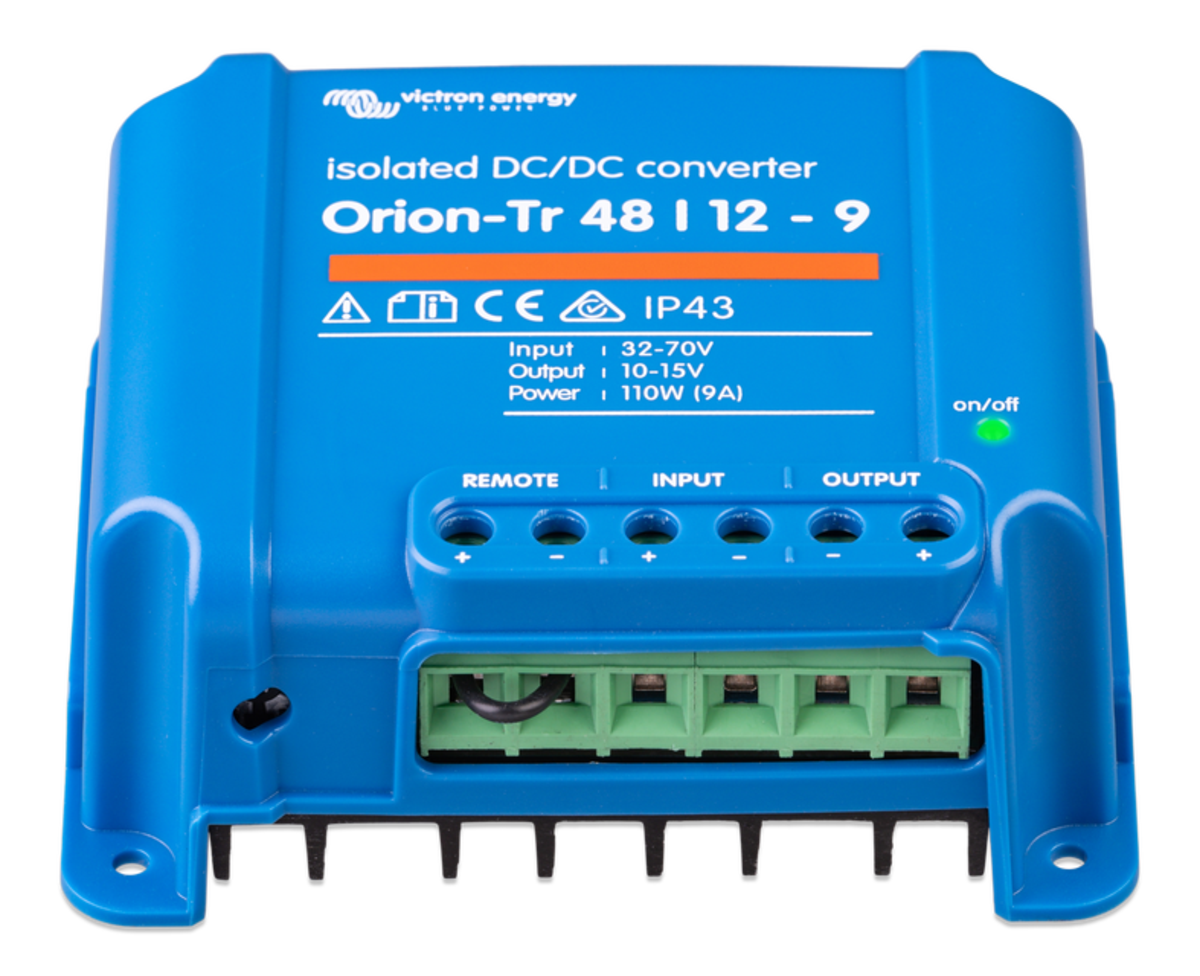 Victron Orion-Tr 48V to 12V - 110W 9A Isolated DC/DC Converter (SKU Part Number ORI481210110)