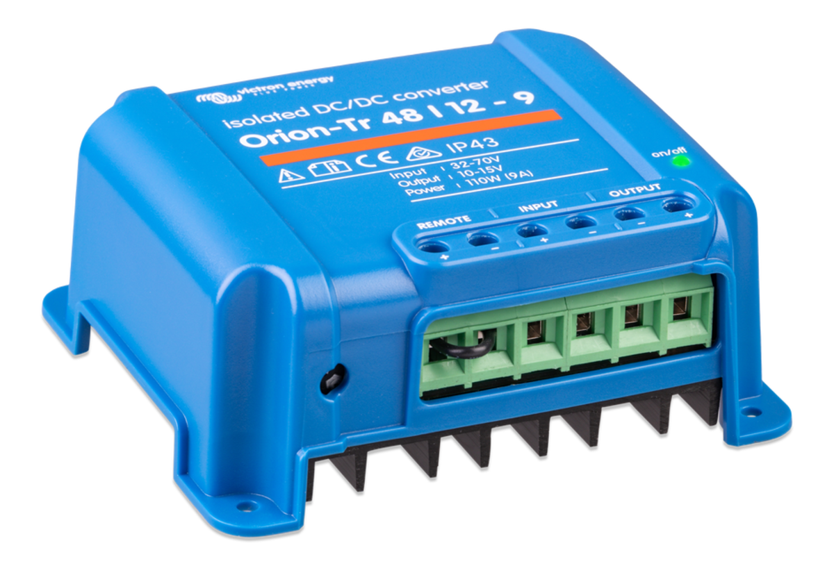 Victron Orion-Tr 48V to 12V - 110W 9A Isolated DC/DC Converter (SKU Part Number ORI481210110)