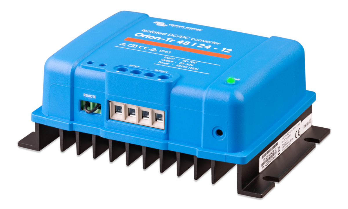 Victron Orion-Tr 48V to 24V - 280W 12A Isolated DC-DC Converter (SKU Part Number ORI482428110)