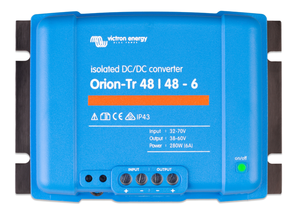 Victron Orion-Tr 48V to 48V - 280W 6A Isolated DC-DC Converter (SKU Part Number ORI484828110)