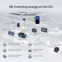 Renogy 12 V 60 A MPPT Solar Charge Controller Smart Off-Grid Power System
